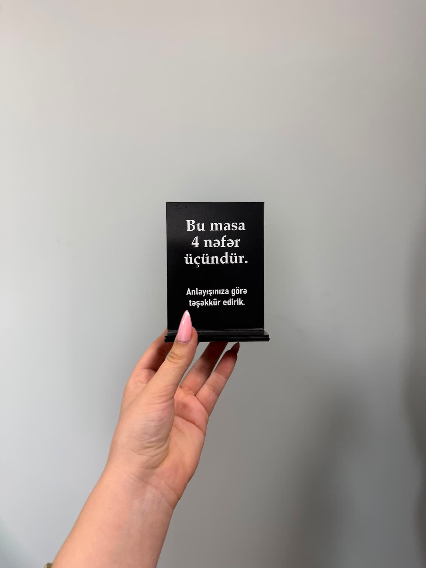 Masa məlumat lövhəsi — Promo çapı, Print Group Bakı