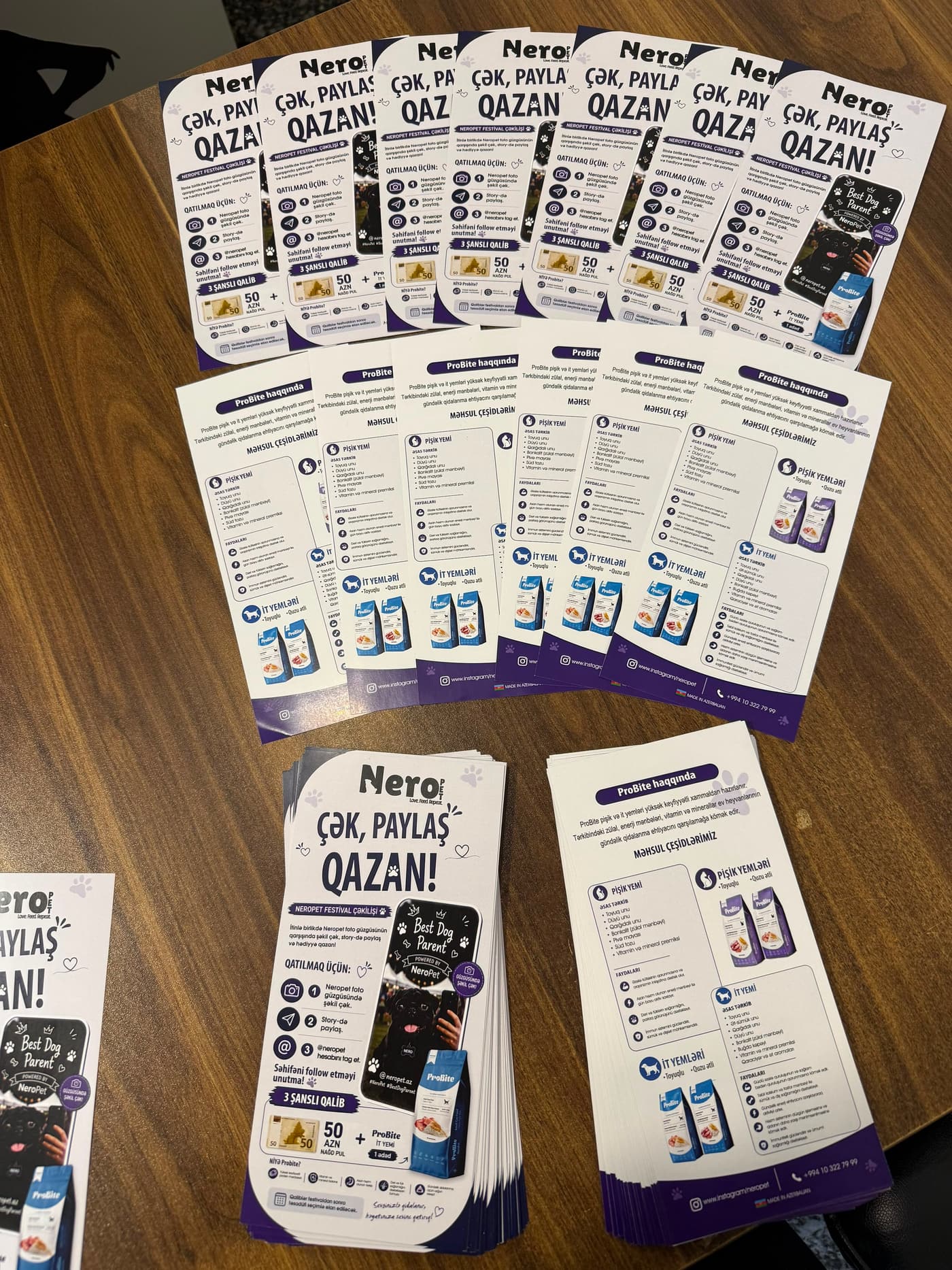 Neropet — flayer və broşürlər — Mətbəə çapı, Print Group Bakı